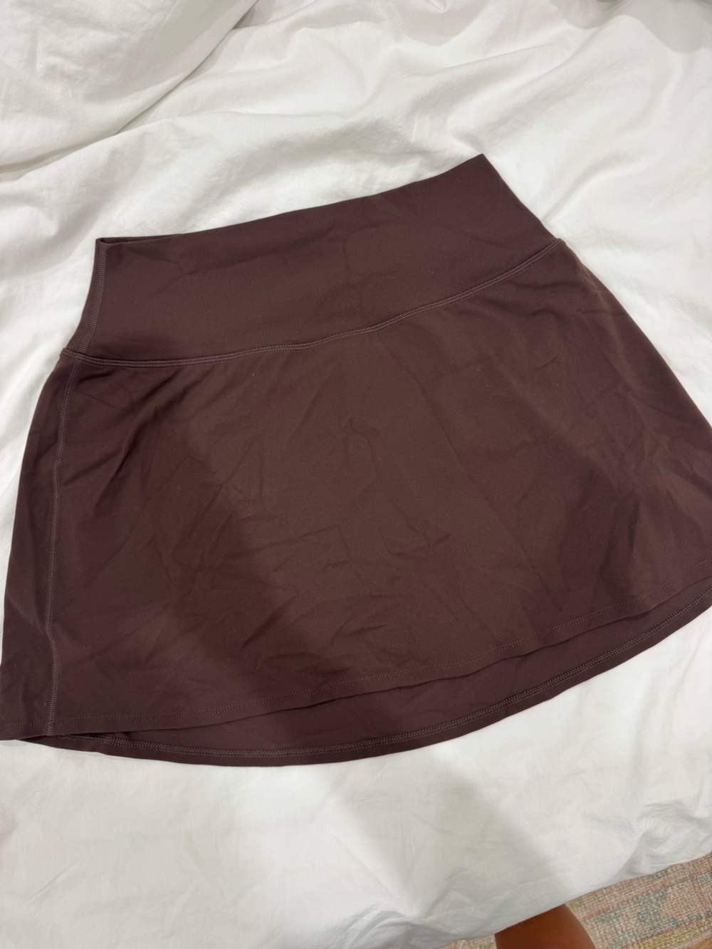 CRZ YOGA Brown A-Line Active Skirt